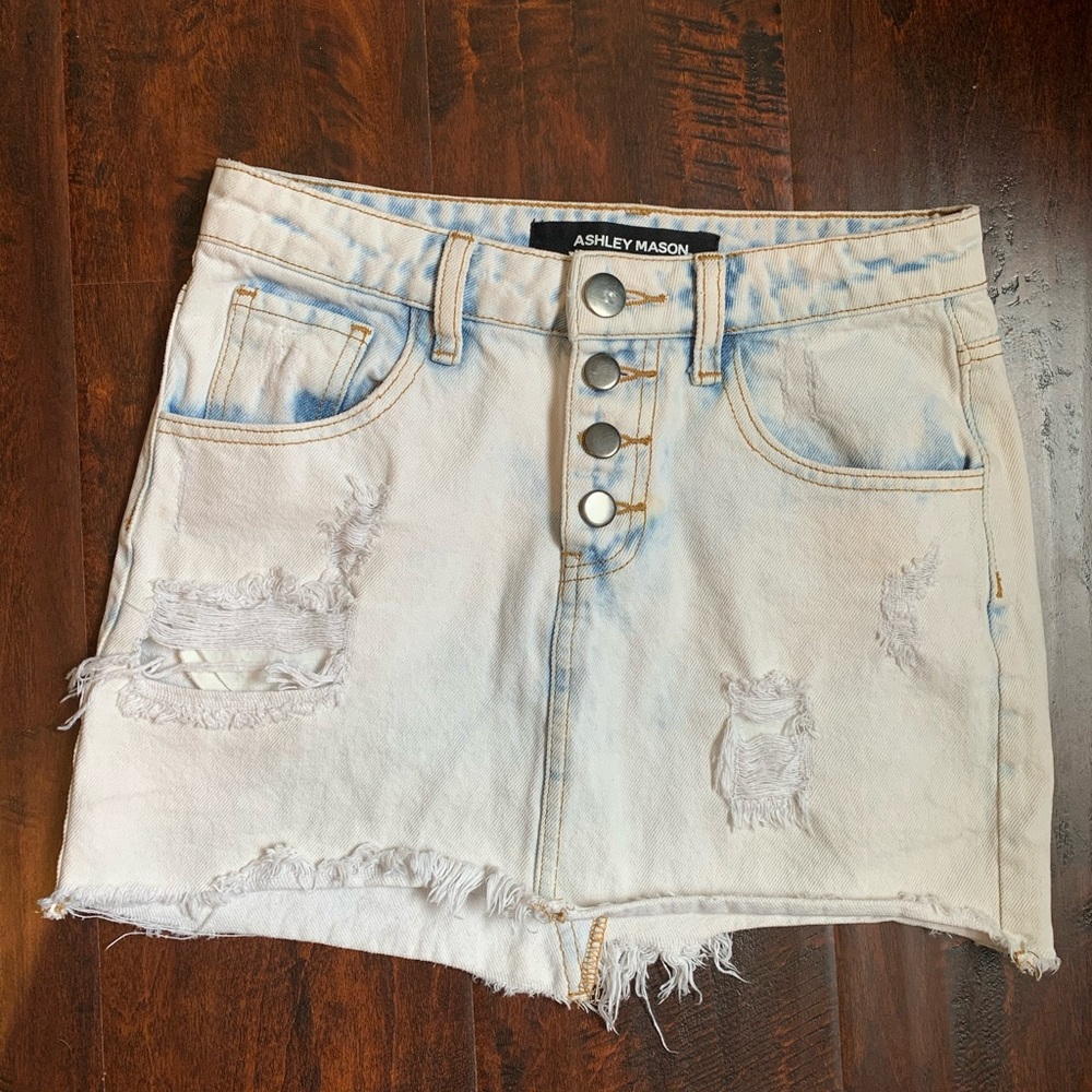 Ashley Mason denim skirt